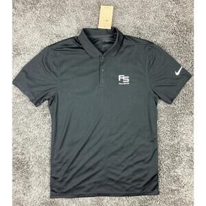 Nike Golf Victory Polo Mens Black Dri-FIT Full Swing PGA 2023 Sz S Small NWT